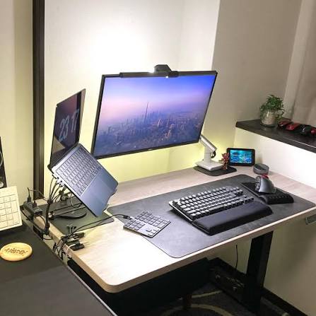 昇降デスクのSurface＆ゲーム環境